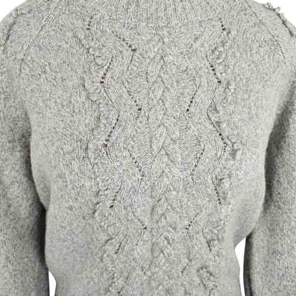 Rails Light Grey Ruffle Frill Sweater Sz S - Picture 2 of 11